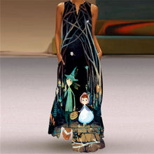 Load image into Gallery viewer, MOVOKAKA Summer Long Dress 2021 Elegant Robe Dress Party Sleeveless Dresses Women Casual Sundress Vintage Maxi Dresses For Women
