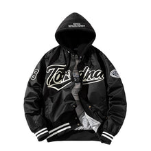 Load image into Gallery viewer, Hip Hop Baseball Jacket Men Women Embroidery Jacket Letter Streetwear Jacket Fashion Vintage Windbreaker Couples Spring Autumn
