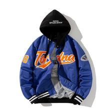 Load image into Gallery viewer, Hip Hop Baseball Jacket Men Women Embroidery Jacket Letter Streetwear Jacket Fashion Vintage Windbreaker Couples Spring Autumn
