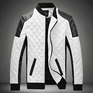 2021 Mens Leather Jackets Casual High Quality Classic Motorcycle Bike Jacket Men Plus Thick Coats Spring/ Autumn chaqueta hombre