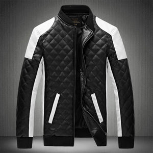 2021 Mens Leather Jackets Casual High Quality Classic Motorcycle Bike Jacket Men Plus Thick Coats Spring/ Autumn chaqueta hombre