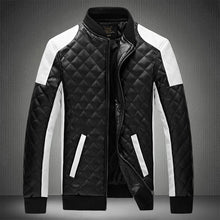 Load image into Gallery viewer, 2021 Mens Leather Jackets Casual High Quality Classic Motorcycle Bike Jacket Men Plus Thick Coats Spring/ Autumn chaqueta hombre

