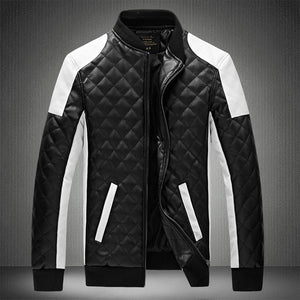2021 Mens Leather Jackets Casual High Quality Classic Motorcycle Bike Jacket Men Plus Thick Coats Spring/ Autumn chaqueta hombre