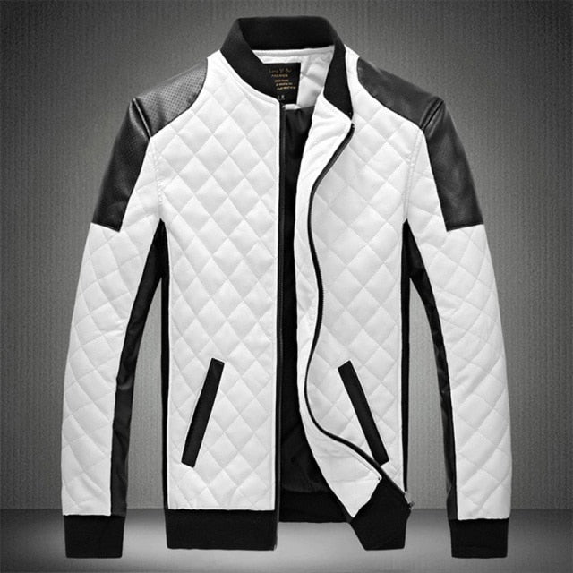 2021 Mens Leather Jackets Casual High Quality Classic Motorcycle Bike Jacket Men Plus Thick Coats Spring/ Autumn chaqueta hombre