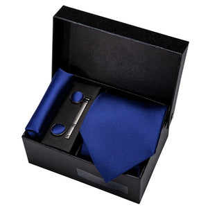 Gold Men Tie Paisley Silk Tie Pocket Square Gift Box Set Barry.Wang Luxury Designer Neck Tie For Men Male Gravat BB-5150