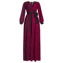 Load image into Gallery viewer, MD Plus Size Women African Print Dashiki Dresses Long Sleeve Party Gowns Kaftan 2021 Summer Ladies Clothing Boho Boubou Robe
