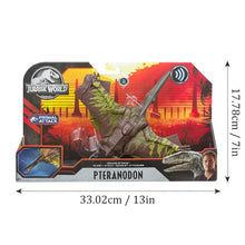 Load image into Gallery viewer, Jurassic World Sound Strike Pteranodon Figure with Strike and Chomping Action Realistic Sounds Movable Joints
