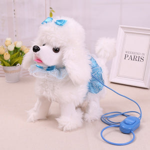 Robot Dog Toys Electronic Plush Dog Walk Bark Sing 99 Songs Puppy Soft Cute Poodle Pet Music Animal Toy For Kids Birthday Gift