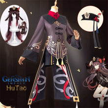 Load image into Gallery viewer, Genshin Impact Hutao Cosplay Costume Uniform Wig Cosplay Anime Game Hu Tao Chinese Style Halloween Costumes For Women
