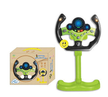 Load image into Gallery viewer, Toy Car Copilots Simulated Steering Toys Interactive Steering Wheel Light Baby Musical Electronic Vocal Toys for Birthday Gift
