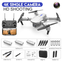 Load image into Gallery viewer, XKJ 2021 New E88 Pro Drone With Wide Angle HD 4K 1080P Dual Camera Height Hold Wifi RC Foldable Quadcopter Dron Gift Toy
