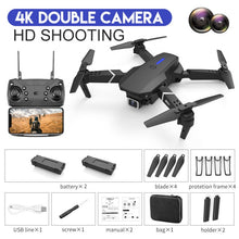 Load image into Gallery viewer, XKJ 2021 New E88 Pro Drone With Wide Angle HD 4K 1080P Dual Camera Height Hold Wifi RC Foldable Quadcopter Dron Gift Toy
