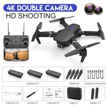Load image into Gallery viewer, XKJ 2021 New E88 Pro Drone With Wide Angle HD 4K 1080P Dual Camera Height Hold Wifi RC Foldable Quadcopter Dron Gift Toy
