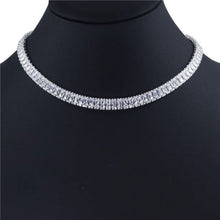 Load image into Gallery viewer, Women&#39;s Exquisite Jewelry Se. Jewelry Zircon Rhinestone Stud Earrings and Necklace Gift
