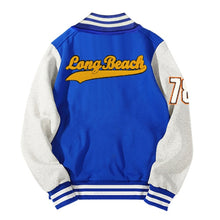 Load image into Gallery viewer, 2020 New Arrival Sale Baseball Uniform Coat Fleece Cotton Letter Preppy Style Single Breasted Bomber Jacket Brand Clothing Men
