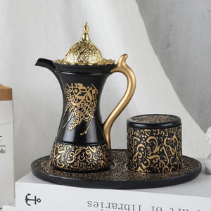 3 In 1 Arabic Incense Burner Set Middle East Muslim Ceramic Cone Censer Aromatherapy Furnace Tearoom Ornaments Christmas Gift