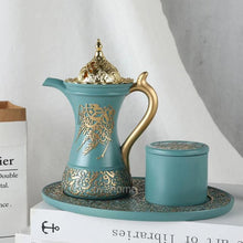 Load image into Gallery viewer, 3 In 1 Arabic Incense Burner Set Middle East Muslim Ceramic Cone Censer Aromatherapy Furnace Tearoom Ornaments Christmas Gift
