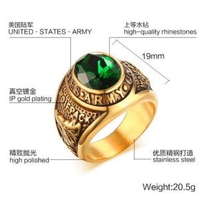 Onlysda Stainless steel Ancient Middle East Arabic Style Stone Ring Opal Anel Indian Jewelry For Men Gift Wedding Gift OSR110