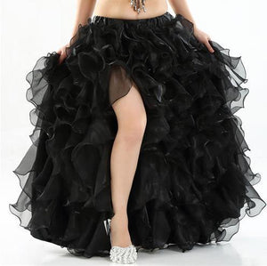 HOT SALE! senior yarn belly dance costumes sexy women belly dance stage skirt for ladies belly dance skirts