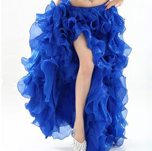HOT SALE! senior yarn belly dance costumes sexy women belly dance stage skirt for ladies belly dance skirts