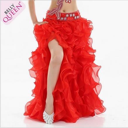 HOT SALE! senior yarn belly dance costumes sexy women belly dance stage skirt for ladies belly dance skirts