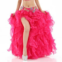 Load image into Gallery viewer, HOT SALE! senior yarn belly dance costumes sexy women belly dance stage skirt for ladies belly dance skirts
