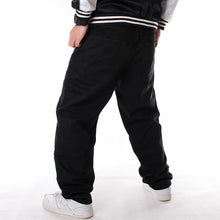 Load image into Gallery viewer, Man Loose Baggy Jeans Hiphop Skateboard Denim Pants Hip Hop Rap Male Black Trouses Big Size 30-46
