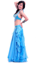 Load image into Gallery viewer, Professional belly dance costume women bra belt long skirt bellydancing dress set woman indian carnival costume dance outfit
