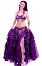 Load image into Gallery viewer, Professional belly dance costume women bra belt long skirt bellydancing dress set woman indian carnival costume dance outfit
