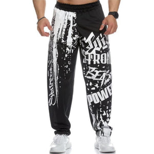 2020 New Running Jogging Pants Men Cotton Soft Bodybuilding Joggers Sweatpants Harem Long Trousers  Fitness Sport Training Pants