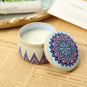 1PC Scented Candles Gifts Set For Women Candles Tin Can Fragrance Bath Yoga Thanksgiving Christmas Valentine's Day Birthday Gift