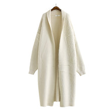 Load image into Gallery viewer, Luxury Long Faux Mink Fur Cardigans For Women New 2021 Autumn Winter Women&#39;s Sweaters Oversize Coat Female Pull
