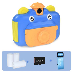Kids Pink Camera Instant Print Camera for Children 1080P HD Video Photo Camera Toys with 32GB Card Digital Camera Photo Toys