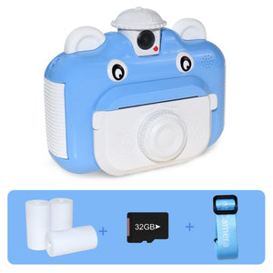 Kids Pink Camera Instant Print Camera for Children 1080P HD Video Photo Camera Toys with 32GB Card Digital Camera Photo Toys