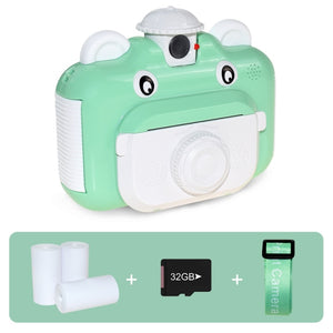 Kids Pink Camera Instant Print Camera for Children 1080P HD Video Photo Camera Toys with 32GB Card Digital Camera Photo Toys