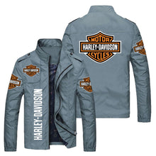 Load image into Gallery viewer, 2021 spring and autumn new men&#39;s slim jackets, high-quality business casual jackets, windproof cycling jackets
