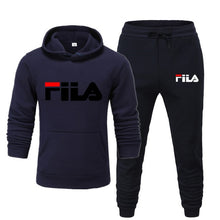 Load image into Gallery viewer, 2021 Fashion Brand Men Sets Tracksuit Autumn New Men&#39;s Hoodies + Sweatpants Two Piece Suit Hooded Casual Sets Male Clothes 2021
