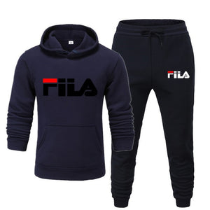 2021 Fashion Brand Men Sets Tracksuit Autumn New Men&#39;s Hoodies + Sweatpants Two Piece Suit Hooded Casual Sets Male Clothes 2021