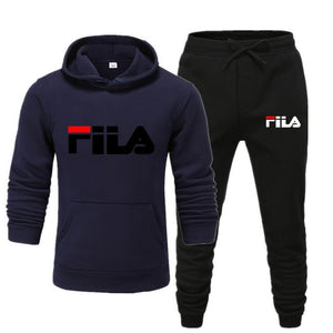 2021 Fashion Brand Men Sets Tracksuit Autumn New Men&#39;s Hoodies + Sweatpants Two Piece Suit Hooded Casual Sets Male Clothes 2021