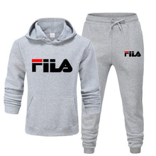 Load image into Gallery viewer, 2021 Fashion Brand Men Sets Tracksuit Autumn New Men&#39;s Hoodies + Sweatpants Two Piece Suit Hooded Casual Sets Male Clothes 2021
