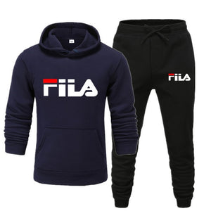 2021 Fashion Brand Men Sets Tracksuit Autumn New Men&#39;s Hoodies + Sweatpants Two Piece Suit Hooded Casual Sets Male Clothes 2021
