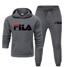 Load image into Gallery viewer, 2021 Fashion Brand Men Sets Tracksuit Autumn New Men&#39;s Hoodies + Sweatpants Two Piece Suit Hooded Casual Sets Male Clothes 2021
