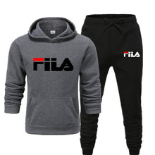 Load image into Gallery viewer, 2021 Fashion Brand Men Sets Tracksuit Autumn New Men&#39;s Hoodies + Sweatpants Two Piece Suit Hooded Casual Sets Male Clothes 2021
