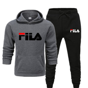 2021 Fashion Brand Men Sets Tracksuit Autumn New Men&#39;s Hoodies + Sweatpants Two Piece Suit Hooded Casual Sets Male Clothes 2021