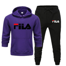 Load image into Gallery viewer, 2021 Fashion Brand Men Sets Tracksuit Autumn New Men&#39;s Hoodies + Sweatpants Two Piece Suit Hooded Casual Sets Male Clothes 2021

