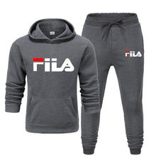 Load image into Gallery viewer, 2021 Fashion Brand Men Sets Tracksuit Autumn New Men&#39;s Hoodies + Sweatpants Two Piece Suit Hooded Casual Sets Male Clothes 2021
