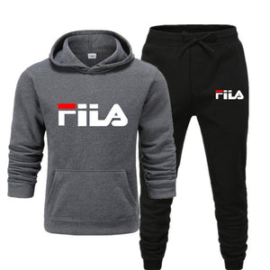 2021 Fashion Brand Men Sets Tracksuit Autumn New Men&#39;s Hoodies + Sweatpants Two Piece Suit Hooded Casual Sets Male Clothes 2021