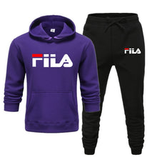 Load image into Gallery viewer, 2021 Fashion Brand Men Sets Tracksuit Autumn New Men&#39;s Hoodies + Sweatpants Two Piece Suit Hooded Casual Sets Male Clothes 2021

