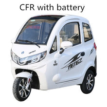 Load image into Gallery viewer, 2021 Electric Adult Motorized Tricycle  1kw 3 Wheels Passenger Vehicles Small Tuk Tuk Car Elderly Mobility Scooter
