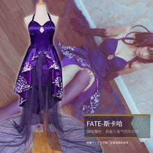 Load image into Gallery viewer, Scathach Purple Dress Cosplay Fate Grand Order Costume FGO Scathach Lancer Costume Women Dress
